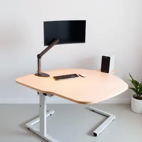 Husky, do KaBuM!, lança novos modelos de mesa regulável e monitor curvo